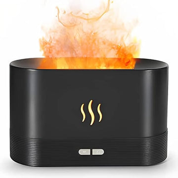 Flame Air Diffuser Humidifier,Portable-Noiseless Aroma Diffuser for Home,Office