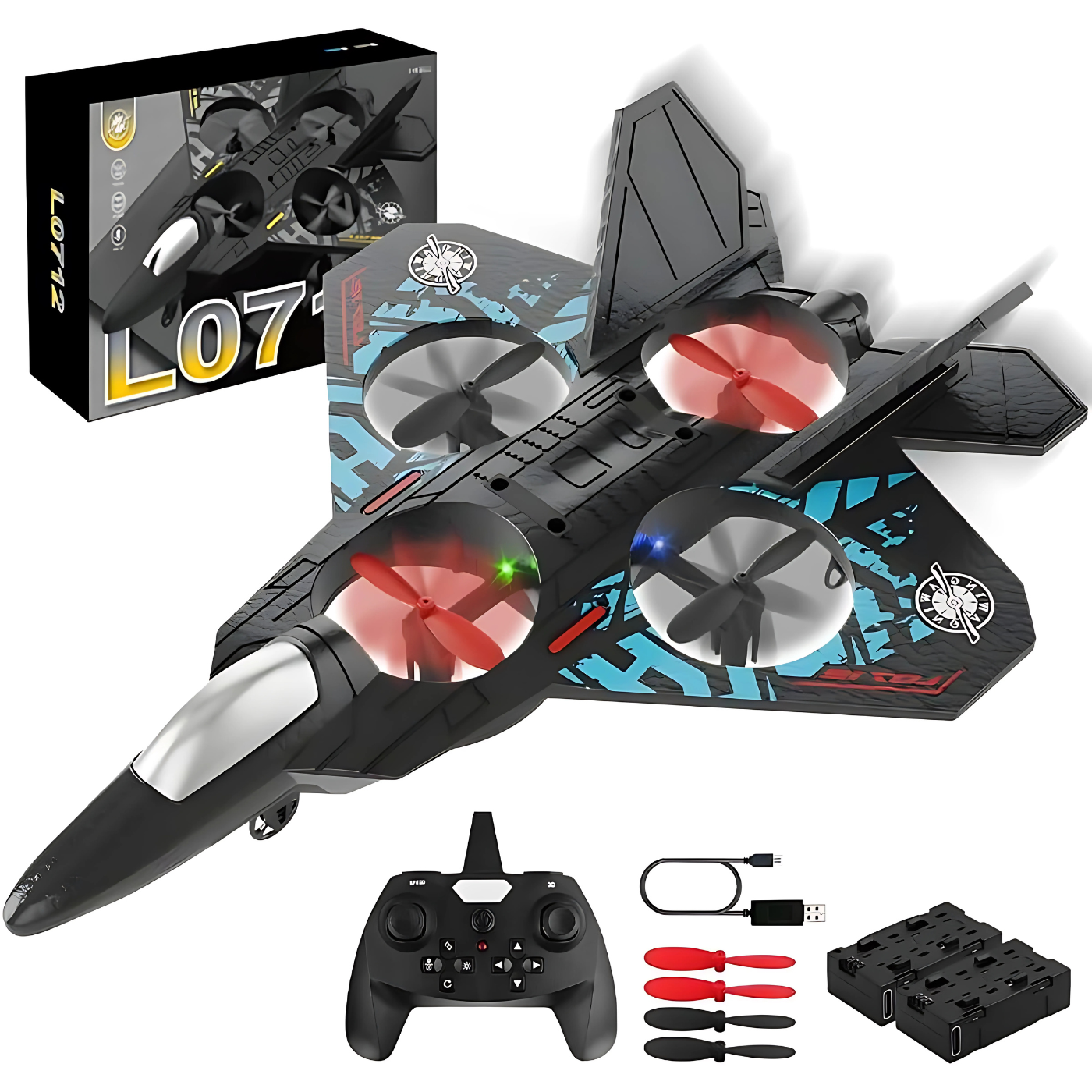 RC Airplane, 2.4GHz Remote Controlled Airplane, L0712
